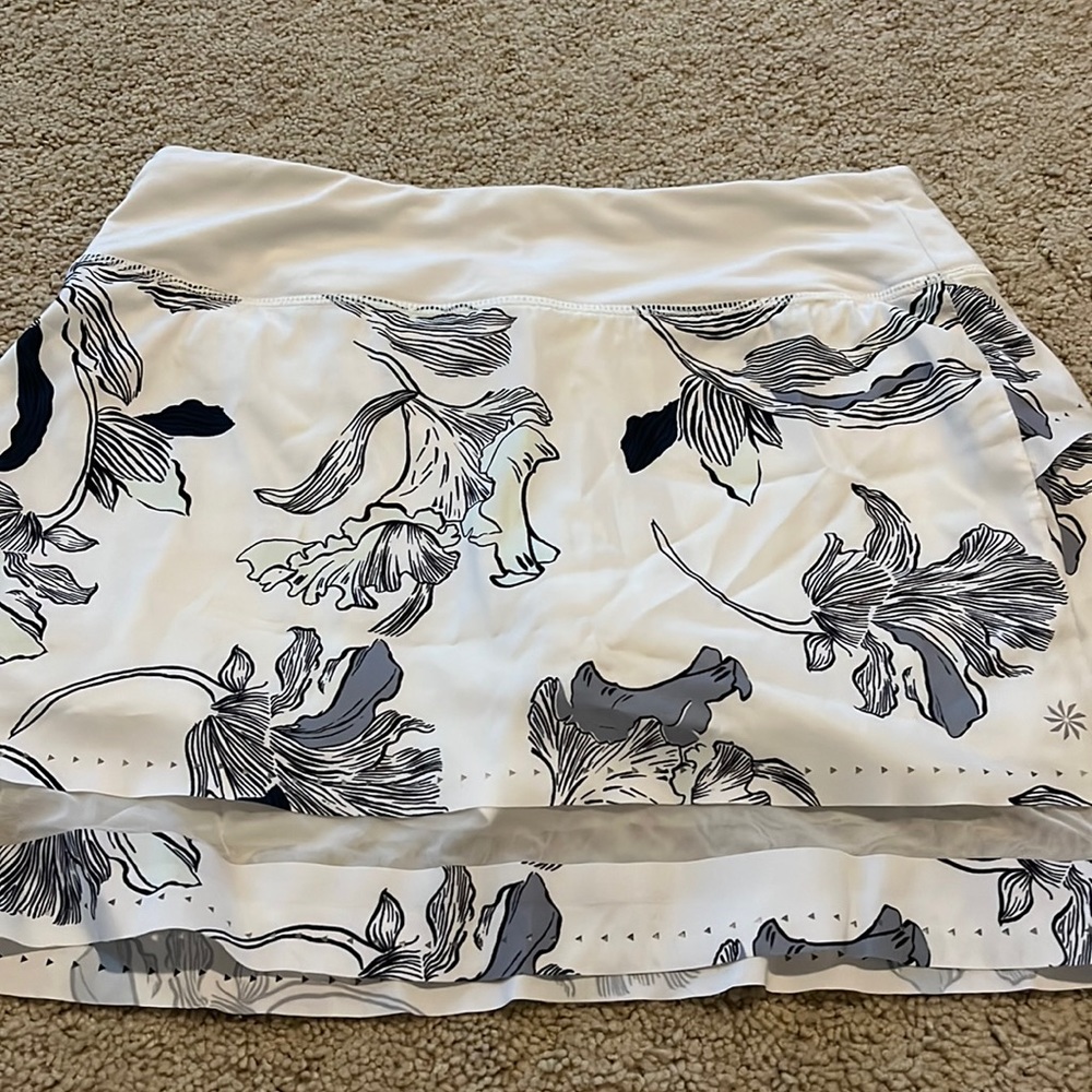 Athleta tennis skirt! With ruffles and sheer accent layer
